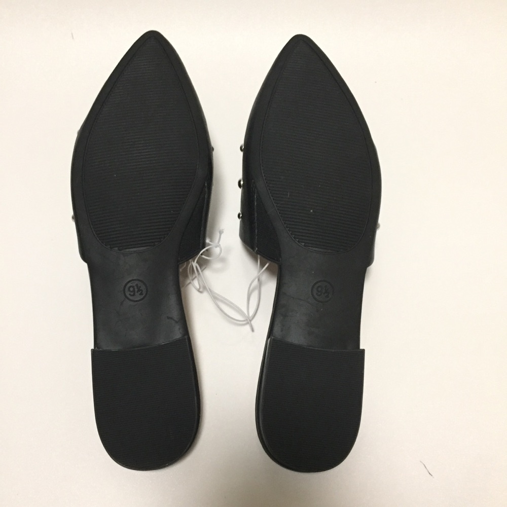 A New Day Kari Black Silver Studded Mules - Picture 6 of 6